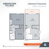 Townhome 2 bed 1 bath Floor Plan Floor Plan Townhome 2 bed 1 bath Floor PlanFloor Plan at Abbington Village Apartments, Ohio